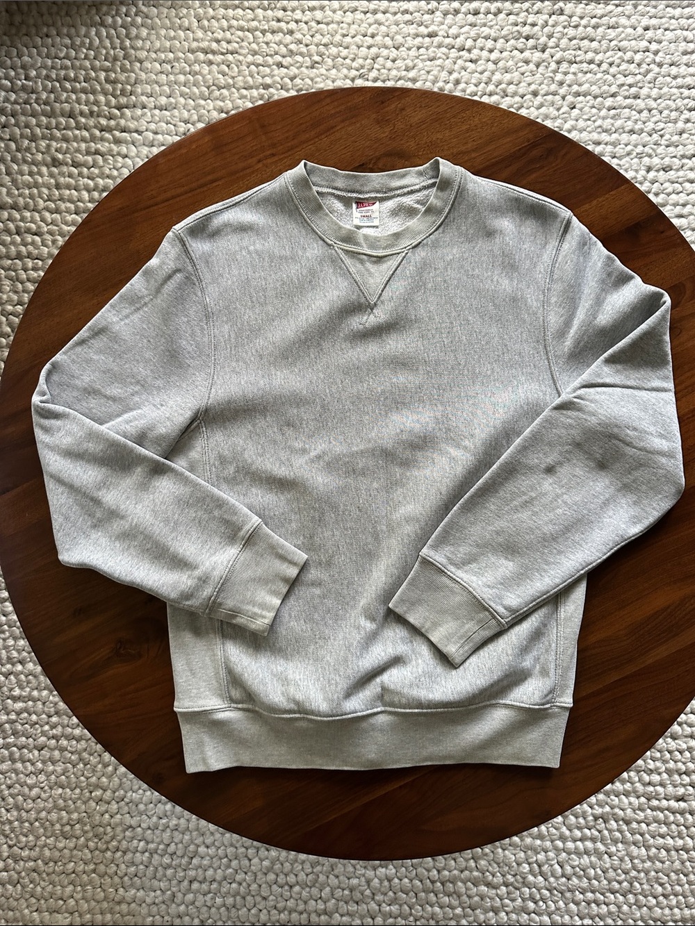 J. Crew Light Gray Crewneck Sweater